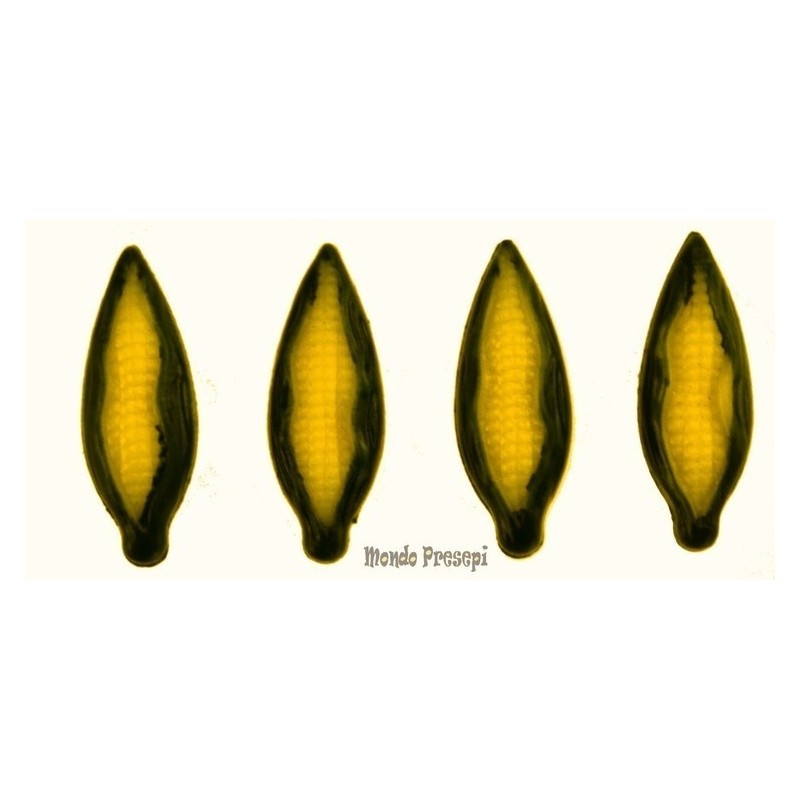 Set of 4 corn cobs cm 2