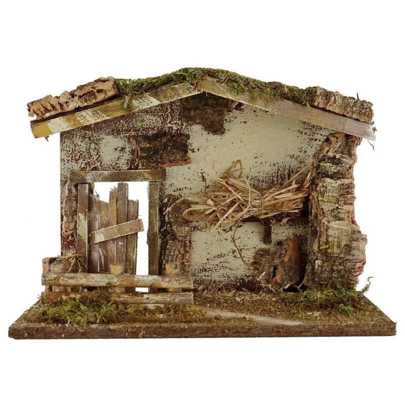 Cabaña de 33x18,5x23,5 cm de altura para Natividad de 10-12 cm de altura Mundo