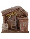 Hut with arcs cm 24x14, 5x23, 5 h for Nativity from 10 cm