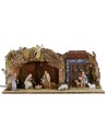 Grotto with illuminated door cm 12 49x25x20 h complete with