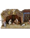 Grotto with illuminated door cm 12 49x25x20 h complete with