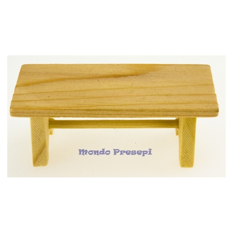 Tavolo in legno cm 8x3,5x3 h Mondo Presepi