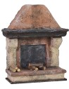 Chimenea cm 12x5x16 h altura, estatuas, poliestireno