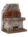 Cucina con cappa per presepe cm 6x4x7,5 h. per statue 6 cm