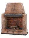 Fireplace with firewood cm 12x5x15 h