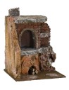 Forno angolare per presepe cm 11,5x10x15 h. per statue 10 cm