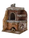 Angular oven for presepe cm 11,5x10x15 h. for statues 10 cm