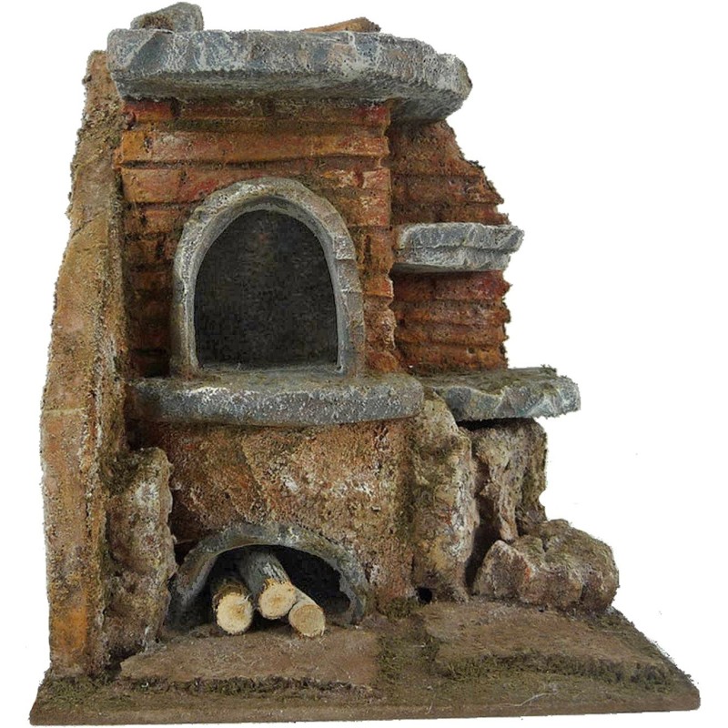 Forno per presepe cm 14,5x11,5x17,5 h per statue di 12 cm Mondo