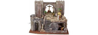 Presepe Pasquale cm 50x49x25 h Mondo Presepi