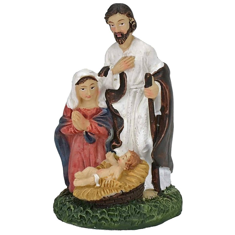 Natividad de resina cm 4,2x4,2x6,7 h Mundo Belenes