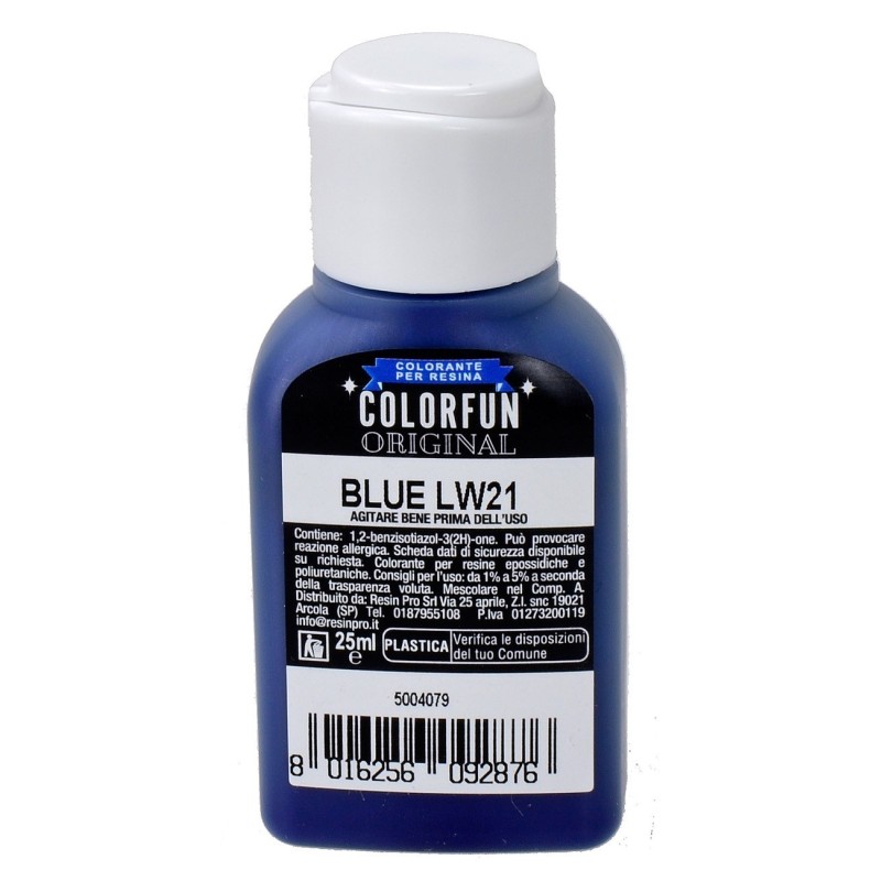 Colorante de 25 ml para resina efecto agua en los colores: Mundo