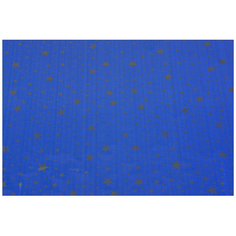 Sky paper for metallized presess with gold stars 100x70 cm