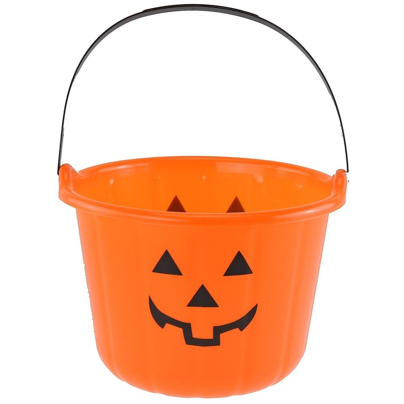 Cubo de dulces para Halloween cm ø 20x14 h Mundo Pesebres