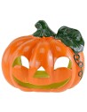 Calabaza portavelas para Halloween cm 18x15 h Mundo Belén