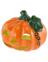 Calabaza portavelas para Halloween cm 18x15 h Mundo Belén