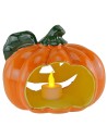 Calabaza portavelas para Halloween cm 18x15 h Mundo Belén