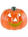 Calabaza portavelas para Halloween cm 18x15 h Mundo Pesebres