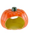 Calabaza portavelas para Halloween cm 18x15 h Mundo Pesebres