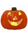 Calabaza portavelas para Halloween cm 18x15 h Mundo Pesebres