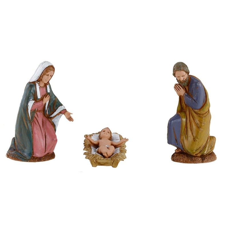 Nativity set 3 pcs 10 cm Landi Moranduzzo