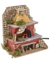 Forno con lampada effetto fiamma funzionante cm 15x10x17 h