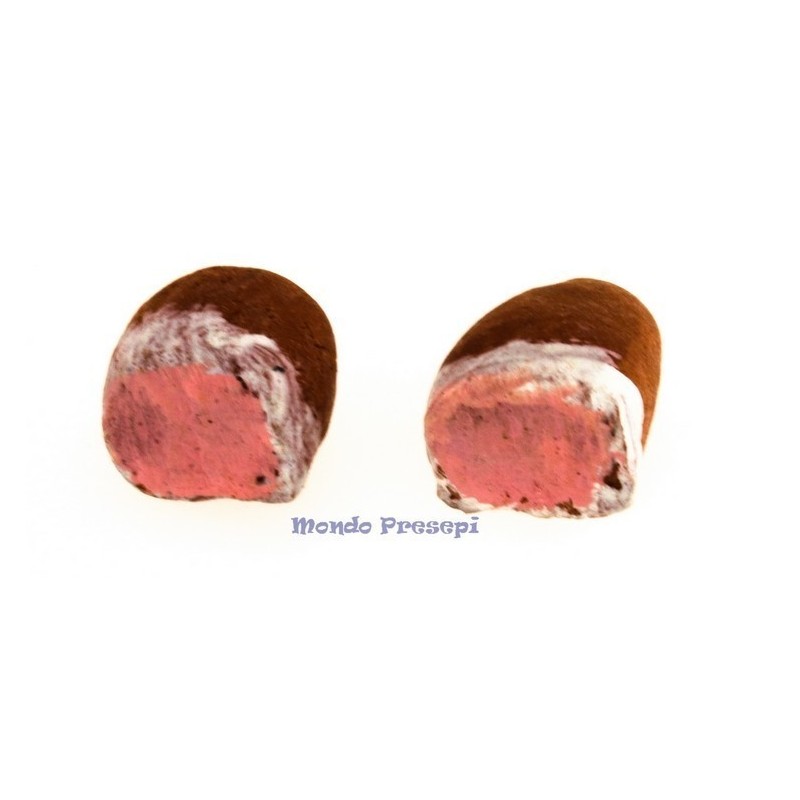 Prosciutto cotto set 2 pezzi Mondo Presepi