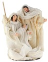 White nativity monobloc fabric clothes cm ø 10x16.5 h