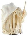 Natività bianca monoblocco abiti in tessuto cm ø 10x16,5 h