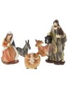 Natividad 10 figuras serie 15 cm en resina Mundo Pesebres