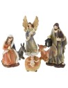 Natividad 10 figuras serie 15 cm en resina Mundo Pesebres