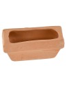 Vasija rectangular de terracota cm 5x2,3x2,2 h Mundo Belenes