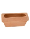 Vasija rectangular de terracota cm 5x2,3x2,2 h Mundo Belenes