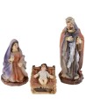 Natividad 10 figuras serie 9 cm en resina Mundo Pesebres