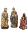 Natividad 10 figuras serie 9 cm en resina Mundo Pesebres