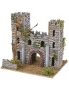 Castello per presepe con torri cm 15x13x14,5 h altezza, torri