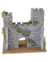 Castello con torri cm 15x13x14,5 h