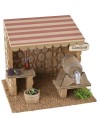 Cantina di vini per presepe cm 15x13x13 h legno, altezza