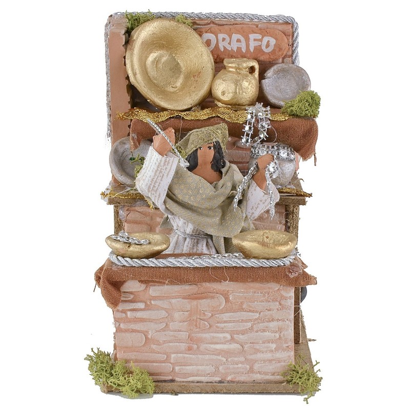 Orafo per presepe in movimento 10 cm