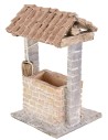 Pozzo stuccato per presepe cm 9x9x15,5 h