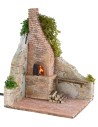 Rudere stuccato con forno funzionante cm 15x12x20 h