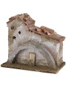 Casale con arco cm 9x5,5x8 h per presepe