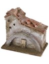 Casale con arco cm 9x5,5x8 h per presepe