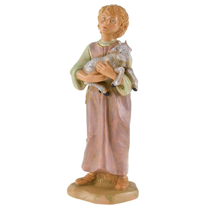 Niña con cabrita en brazos serie 19 cm Fontanini base