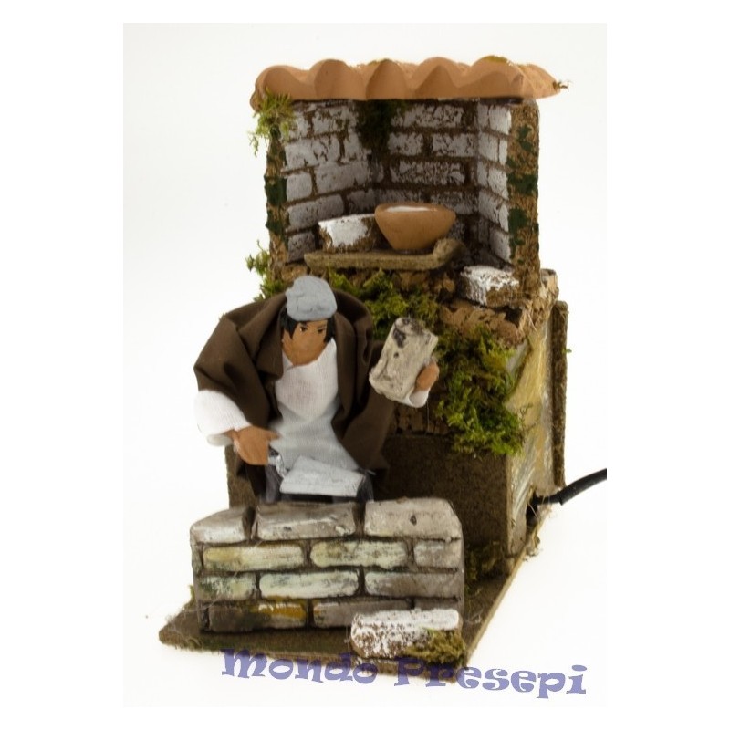 Moving bricklayer 10 cm