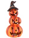 Pumpkin puppet with battery-operated LED that varies the color