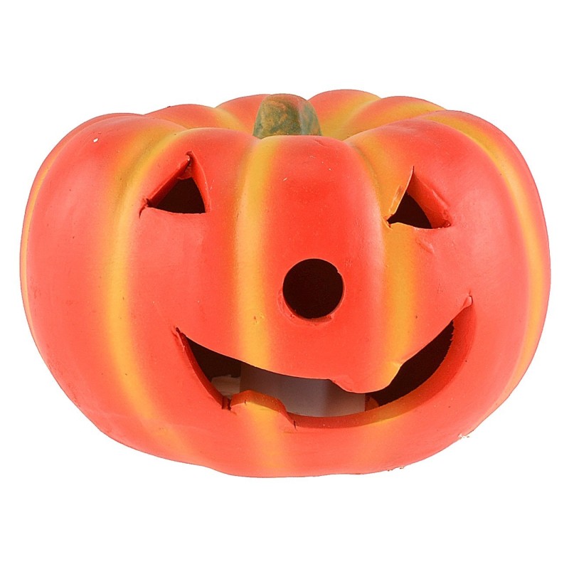 Zucca Halloween con led che varia il colore a batterie