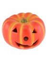 Zucca Halloween con led che varia il colore a batterie