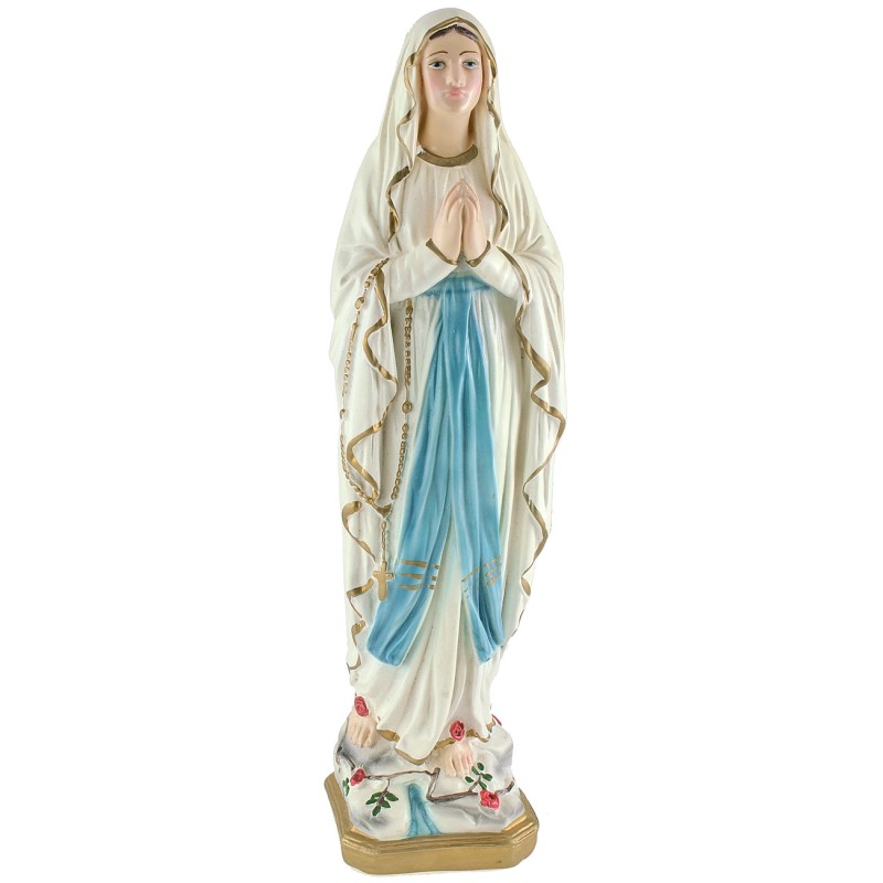 Madonna di Lourdes 41,5 cm statua in resina