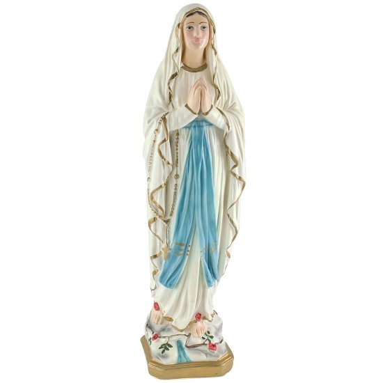 Madonna di Lourdes in resina h 41,5 cm Statuina sacra, Statua