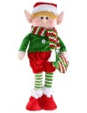 Elfo navideño h 57 cm altura, navideño, elfo, material